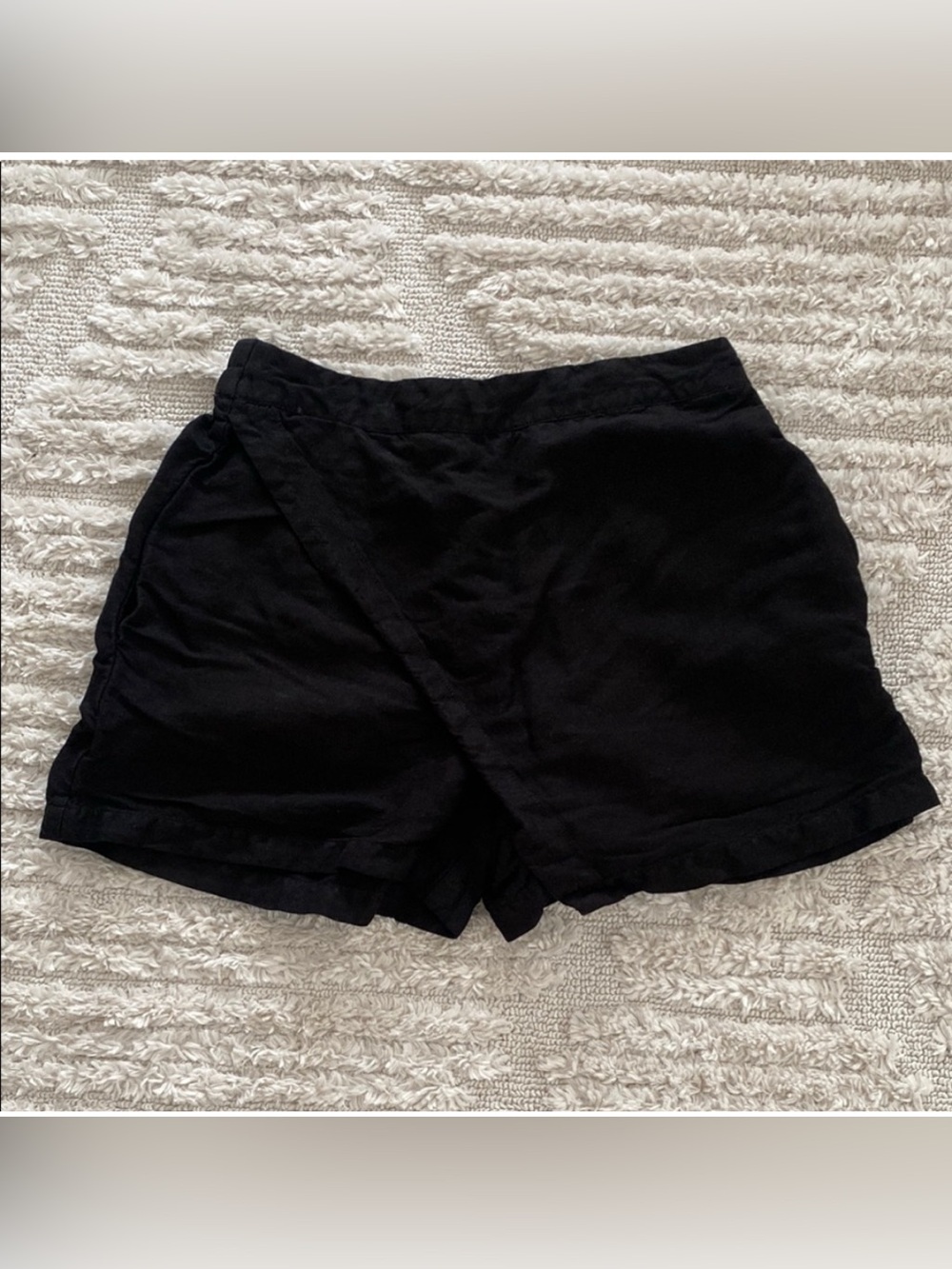 Zara Linen Blend Skort Sz S